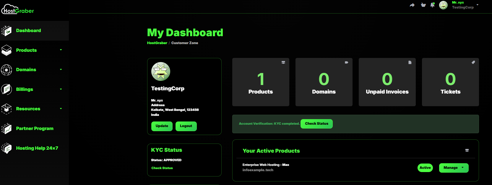 dashboard